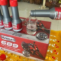 Phụ Gia Súc Béc Xăng KEPLER FUEL SYSTEM CLEANER (105mL) Làm Sạch Buồng Đốt, Tẩy Cặn Carbon Cho Xe Máy