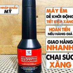 Phụ Gia Súc Béc Xăng MAXLUBE USA, Làm Sạch Cặn Carbon, Tối Ưu Buồng Đốt & Kim Phun Xe