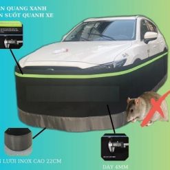 Quây Chống Chuột Ô Tô, Lưới Bảo Vệ Xe, Hàng Loại 1 Chân Inox 304, Tặng Kèm Khóa & Phụ Kiện