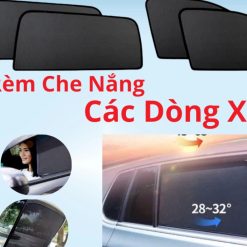 Rèm Che Nắng Nam Châm Cho Xe Ô Tô Bộ 4 Miếng Chuẩn Khít