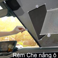Rèm Che Nắng Ô Tô Gập Tự Động 40*125cm Cuộn Gọn Gàng Cho Mọi Dòng Xe