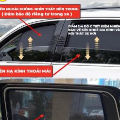 Rèm Che Nắng Ô Tô Loại 1 Mr Ô Tô Chống Tia UV, Bộ 4 Tấm Thiết Kế Theo Xe