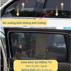 Rèm Che Nắng Xe Hơi Hút Nam Châm Cao Cấp Rèm Chắn Nắng Ô Tô Theo Xe