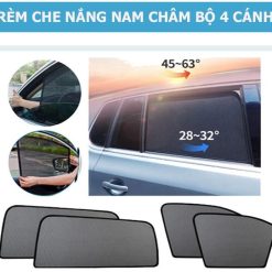 Rèm Che Nắng Xe Hơi Hút Nam Châm Cao Cấp Rèm Chắn Nắng Ô Tô Theo Xe