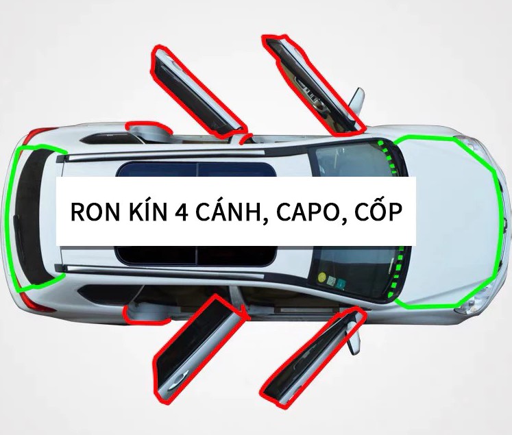 RON Cách Âm, Giảm Chấn Ô Tô Chống Ồn, Chống Rung, Cách Nhiệt Và Bảo Vệ Cửa Xe Ô tô