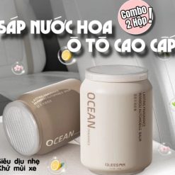 Sáp Nước Hoa Ô Tô QUEES CUP Khử Mùi Nội Thất Xe Hơi, Thơm Dịu Nhẹ, Hỗ Trợ Chống Say Xe