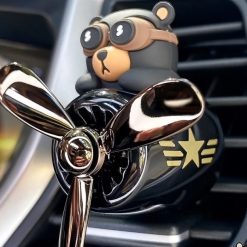 Sáp Thơm Nước Hoa Xe Ô Tô Gấu Hako Kẹp Cửa Gió Điều Hòa, Khử Mùi Hiệu Quả VuaAuto