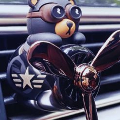 Sáp Thơm Nước Hoa Ô Tô Gấu Hako Kẹp Cửa Gió Điều Hòa Khử Mùi Nội Thất Xe