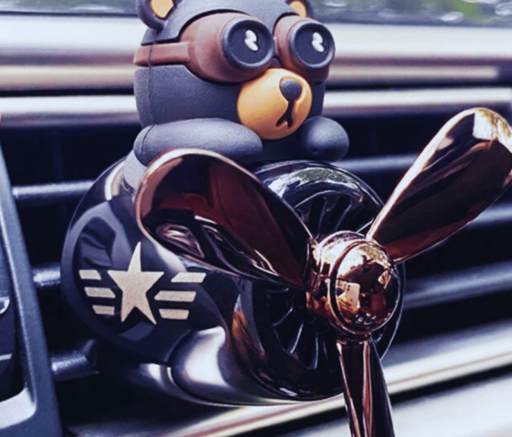 Sáp Thơm Nước Hoa Ô Tô Gấu Hako Kẹp Cửa Gió Điều Hòa Khử Mùi Nội Thất Xe