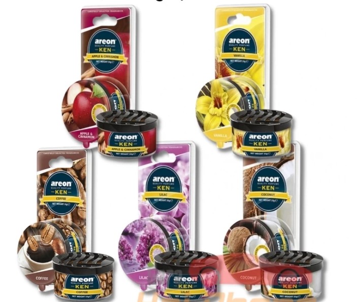 Sáp Thơm Xe Ô Tô AREON KEN Khử Mùi Xe Hơi Cao Cấp Nhập Khẩu Bulgaria