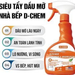 Siêu Tẩy Dầu Mỡ Nhà Bếp D-Chem Làm Sạch Toàn Diện Cho Không Gian Bếp