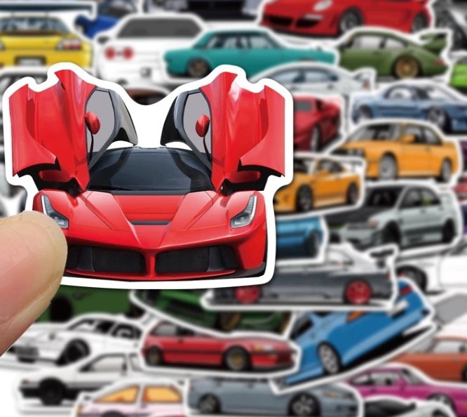 Sticker Xe Phong Cách JDM Graffiti, Quà Tặng Noel, Sinh Nhật, Valentine | Cobra Toys