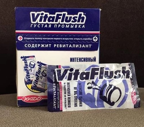 Súc Động Cơ Xado Vitaflush 20ml, Làm Sạch Sâu Động Cơ & Phục Hồi Chi Tiết Mài Mòn