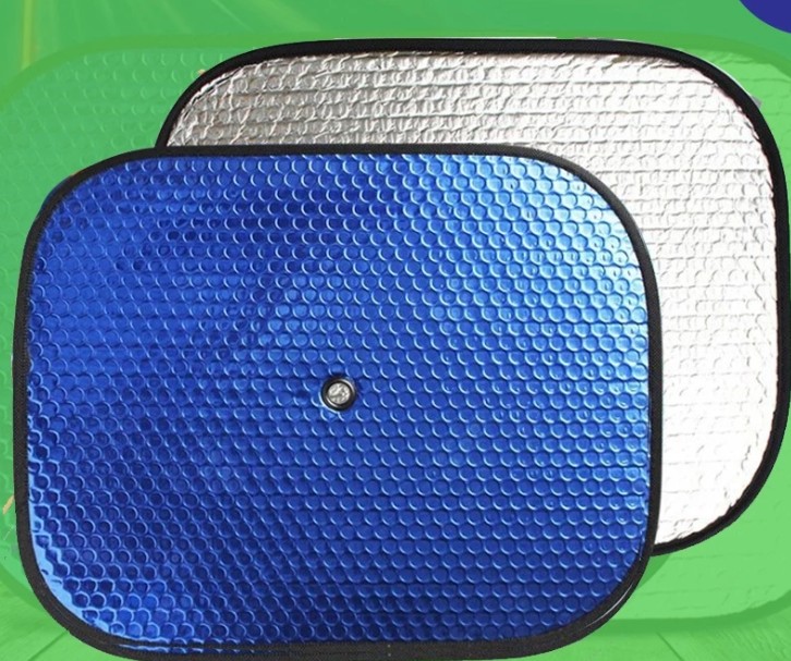 Tấm Che Nắng Cửa Kính Xe Ô Tô Cách Nhiệt, Xốp Dày Dặn, Chắn Nắng, Có Nút Cố Định