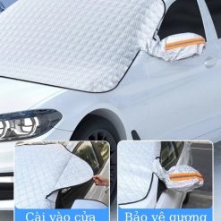 Tấm Che Nắng Kính Lái Ô Tô 3 Lớp Phản Quang, Bạt Phủ Chống Nóng, Chắn Tia UV, Bảo Vệ Nội Thất Xe Hơi
