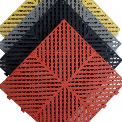 Tấm Lót Sàn Gara Chịu Lực Nhựa PP Dẻo 40 x 40 x 2,3cm, Sàn Chuyên Dụng Cho Tiệm Rửa Xe, Trung Tâm Chăm Sóc Xe