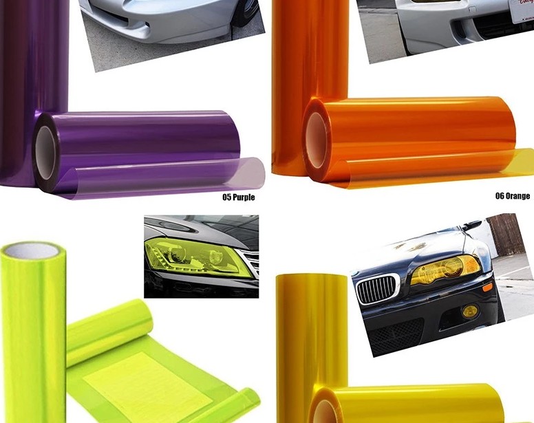 Tấm Phim Dán Đèn Xe Ô Tô Chống Sương Mù Chuyên Dụng 30x60cm, Bảo Vệ Đèn, Dễ Thi Công