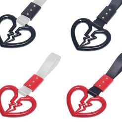 Tater Dây Treo Tay Cầm Cản Trước, Sau Xe Buýt Hình Trái Tim Vỡ Chống Tĩnh Điện