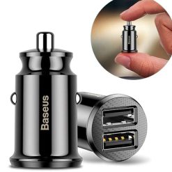 Tẩu Sạc Nhanh Baseus 3.1A 2 Cổng USB Dùng Cho Xe Ô Tô Sạc Tiện Lợi Nhanh