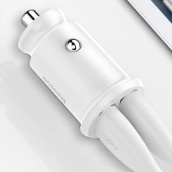 Tẩu Sạc Ô Tô Baseus 3.1a 2 Cổng USB, Sạc Nhanh Ổn Định Cho Mọi Thiết Bị
