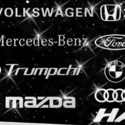 Tem Nhôm Decal Logo Các Hãng Xe Hơi, Phụ Kiện Trang Trí Nội Ngoại Thất Ô Tô