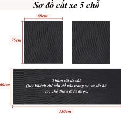 Thảm Lót Sàn Ô Tô Cao Su Cho Xe 4–5–7 Chỗ, Đủ Kích Thước Theo Từng Dòng Xe