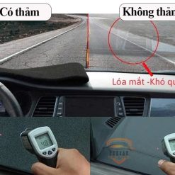 Thảm Taplo Cho Xe Ô Tô VinFast Da Carbon Và Nhung Lông Cừu Cao Cấp