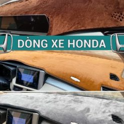 Thảm Taplo Nhung Lông Cừu Cho Xe Honda Brv, Crv, Hrv, Civic, City, Brio, Jazz, Accord Chống Nóng Chuẩn Form