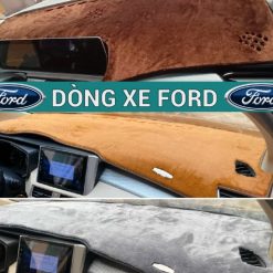 Thảm Taplo Nhung Lông Cừu Xe Ford Ecosport, Escape, Everest, Explorer, Focus, Ranger, Transit, Territory Chuẩn Form