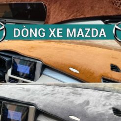 Thảm Taplo Nhung Lông Cừu Xe Mazda CX5, Mazda 6, Mazda 3, Mazda 2, 2S, CX8, CX9, BT50, CX30, CX3 Chống Nắng Chuẩn Form