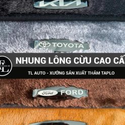 Thảm Taplo Nhung Lông Cừu Xe Toyota Altis, Innova, Camry, Fortuner, Vios, Wigo, Yaris, Rush, Avanza Chuẩn Form