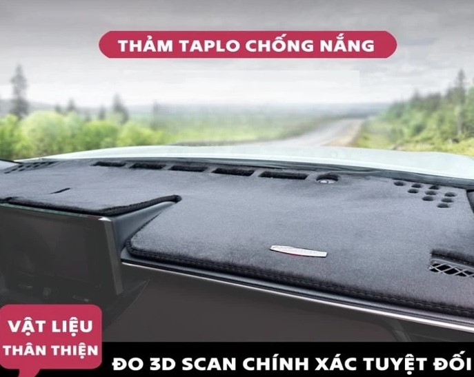 Thảm Taplo Nhung Và Thảm Taplo Da Carbon Chống Nắng Giảm Nhiệt Bảo Vệ Taplo Ô Tô
