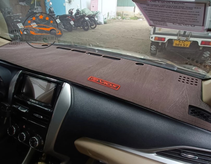 Thảm Taplo Toyota Vios (2008–2013, 2014–2018, 2019–2025) Che Nắng Chống Nóng, Bảo Vệ Taplo