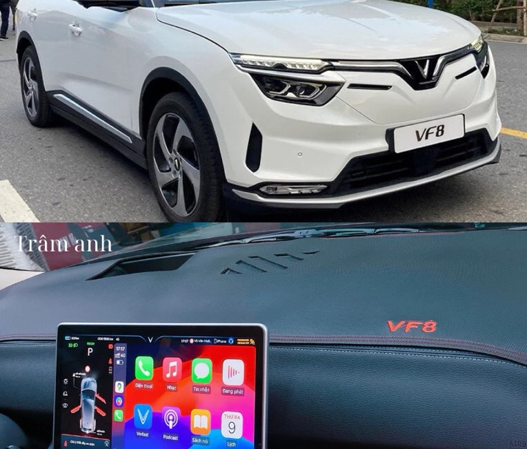 Thảm Taplo VinFast Xe Điện (Vf3, Vfe34, Vf5, Vf6, Vf7, Vf8, Vf9, Limo Green) Đa Chất Liệu Cao Cấp