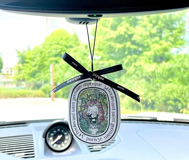 Thẻ Nước Hoa Treo Xe Diptyque Lá Thơm Ô Tô Khử Mùi Lưu Hương Lâu, Không Gắt