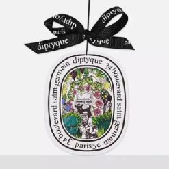 Thẻ Nước Hoa Treo Xe Diptyque Lá Thơm Ô Tô Khử Mùi Lưu Hương Lâu, Không Gắt