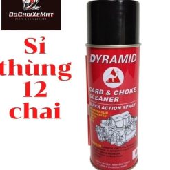 Thùng 12 Chai Dyramid 450ml, Dung Dịch Vệ Sinh Chế Hòa Khí, Bình Xăng Con & Kim Phun