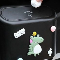 Thùng Rác Mini Gắn Icon Ngộ Nghĩnh Để Trên Ô Tô S079 Nhỏ Gọn, Tiện Lợi