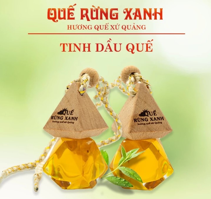 Tinh Dầu Cành Lá Quế Rừng Xanh 10ml, Nguyên Chất 100%, Treo Xe Ô Tô & Treo Phòng