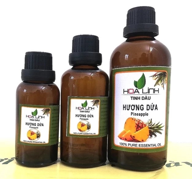 Tinh Dầu Hương Dứa (Hương Khóm, Hương Thơm) Hoa Linh Nguyên Chất 100ml , Khử Mùi Xe Phòng