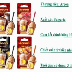 Tinh Dầu Khử Mùi Xe Hơi AREON, Nhập Khẩu Bulgaria, Nhiều Mùi Hương Thiên Nhiên