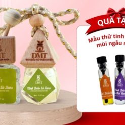Tinh Dầu Sả Java Treo Xe Ô Tô & Kẹp Cửa Gió DMT 8ml, Thơm Khử Mùi Hiệu Quả, 100%