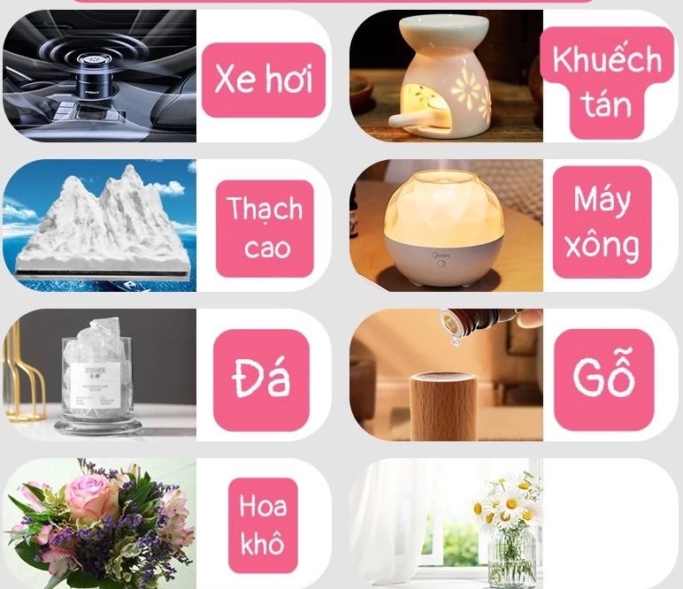 Tinh Dầu Thiên Nhiên Cao Cấp, Hương Thơm Thuần Khiết, An Toàn và Lành Tính