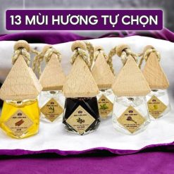 Tinh Dầu Thiên Nhiên Liên Hoa Treo Xe 9ml, 13 Mùi Organic, Khử Mùi Xe Ô Tô