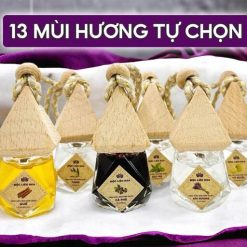 Tinh Dầu Thiên Nhiên Liên Hoa Treo Xe Hơi 9ml 13 Mùi Organic Khử Mùi & Thơm Phòng