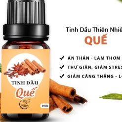 Tinh Dầu Thiên Nhiên Nguyên Chất 10ml, Khử Mùi, Thơm Phòng, Đuổi Muỗi & Giảm Stress