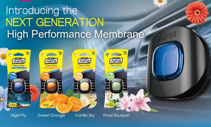 Tinh Dầu Thơm Xe Hơi Aromate (Đài Loan) Hương Thơm Cao Cấp, Thân Thiện Với Sức Khỏe