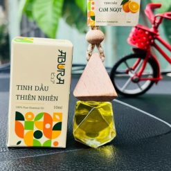 Tinh Dầu Treo Cam Ngọt ABURA 10ml, Khử Mùi Xe Hơi, Giảm Say Xe, Hương Thơm Tự Nhiên Dễ Chịu