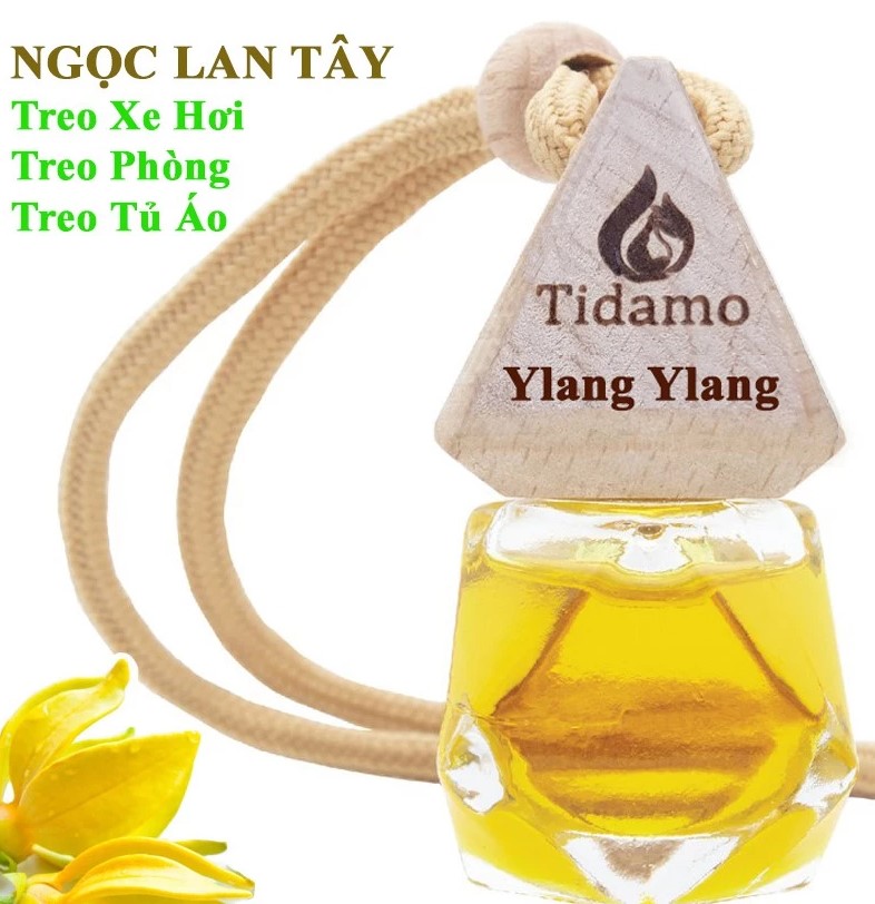 Tinh Dầu Treo Khử Mùi TIDAMO, Hương Thơm Tự Nhiên, Dùng Cho Xe Hơi & Không Gian Sống