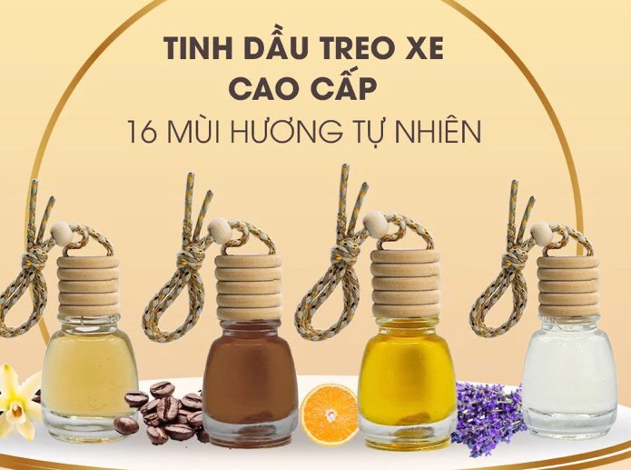 Tinh Dầu Treo Xe Luxy Cao Cấp 10ml, Thơm Phòng, Khử Mùi Tự Nhiên Cho Không Gian Xe Hơi